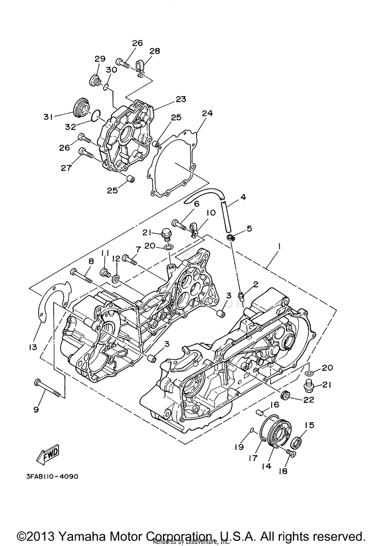 Crankcase Schematic