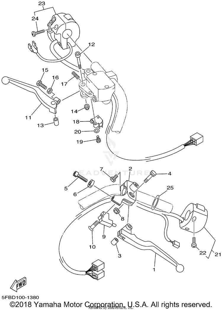 Handle Switch Lever Schematic