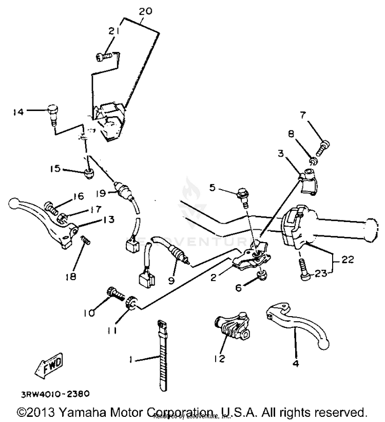Handle Switch Lever Schematic