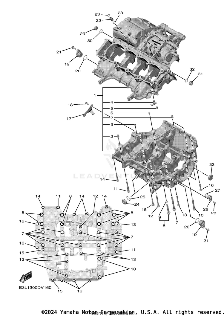 Crankcase Schematic