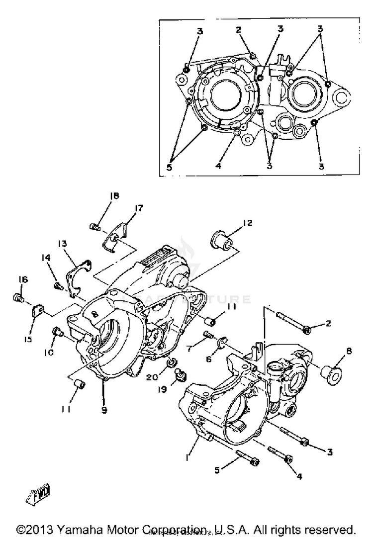 Crankcase Schematic