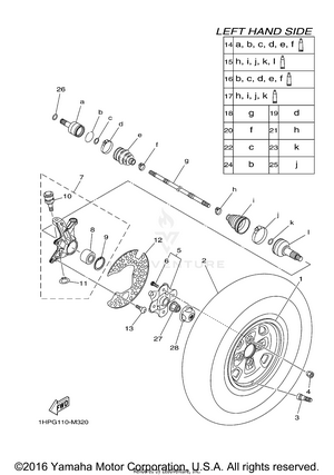 Front Wheel Schematic