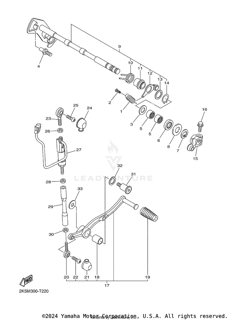 Shift Shaft Schematic