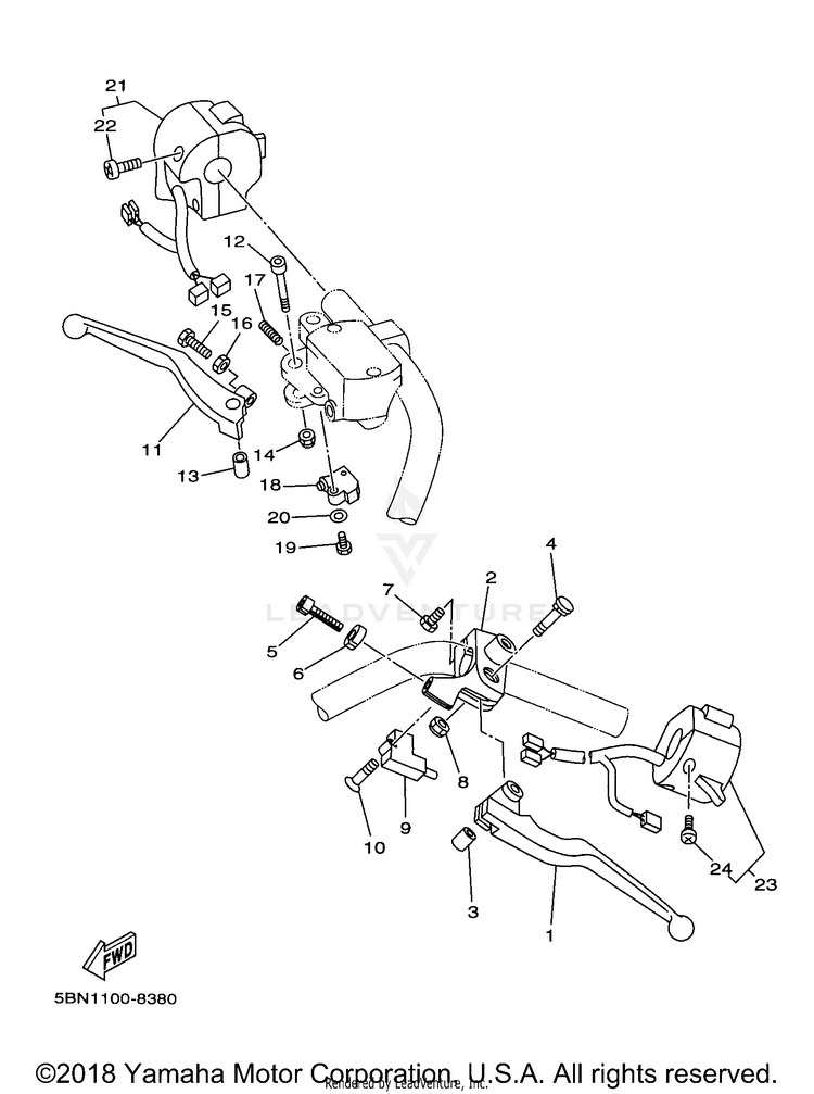 Handle Switch Lever Schematic