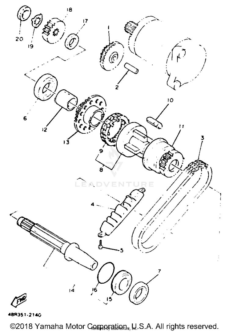 Starter Clutch Schematic