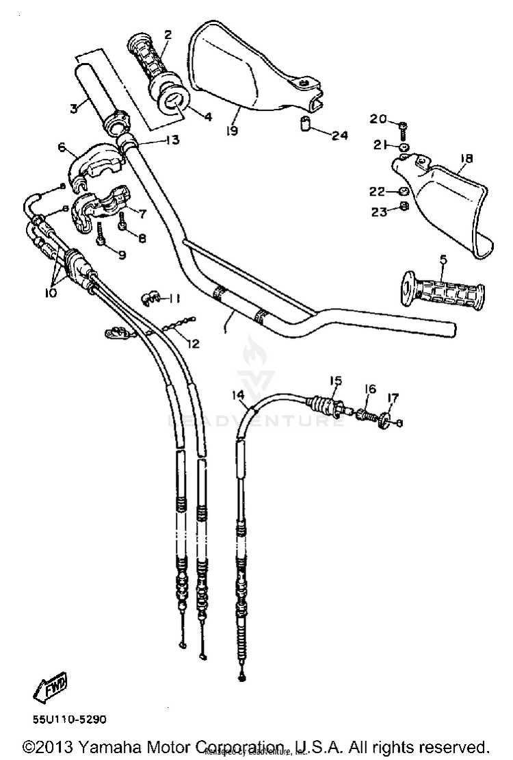 Handlebar-Cable Schematic