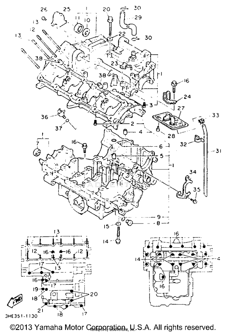 Crankcase Schematic