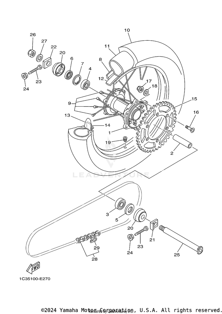 Rear Wheel Schematic