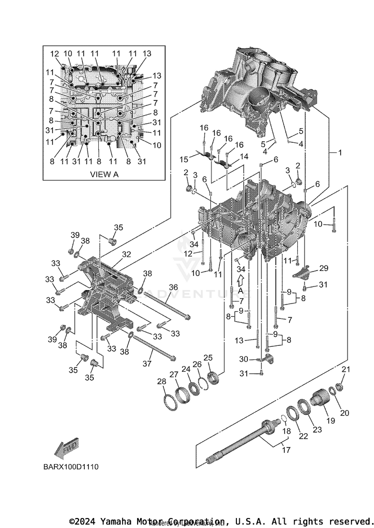Crankcase Schematic
