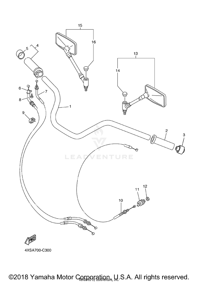 Steering Handle Cable Schematic