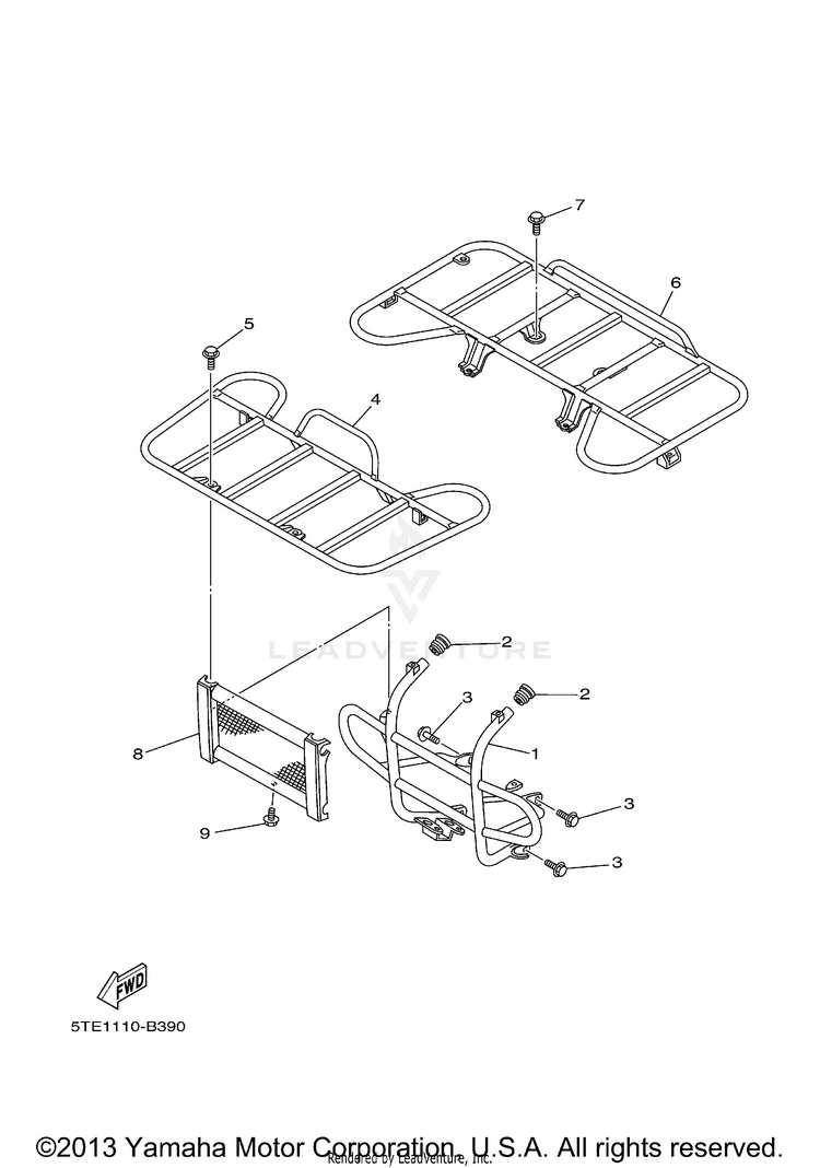 Guard KODIAK 400 4WD - YFM400FAR - 2003 Schematic