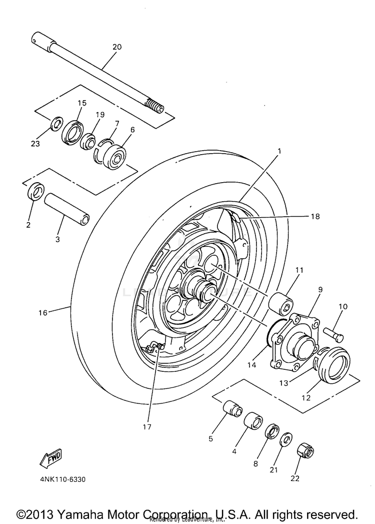 Rear Wheel Schematic