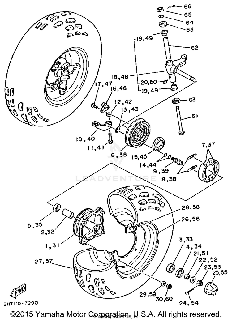 Front Wheel Schematic
