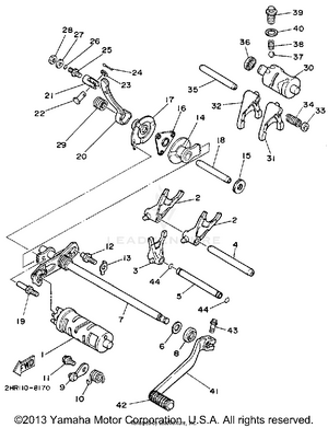 Shift Cam-fork Schematic