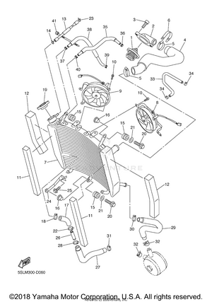 Radiator Hose Schematic