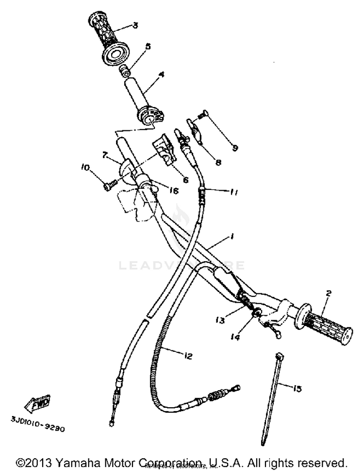 Handlebar-Cable Schematic