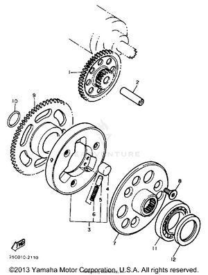 Starter Clutch Schematic