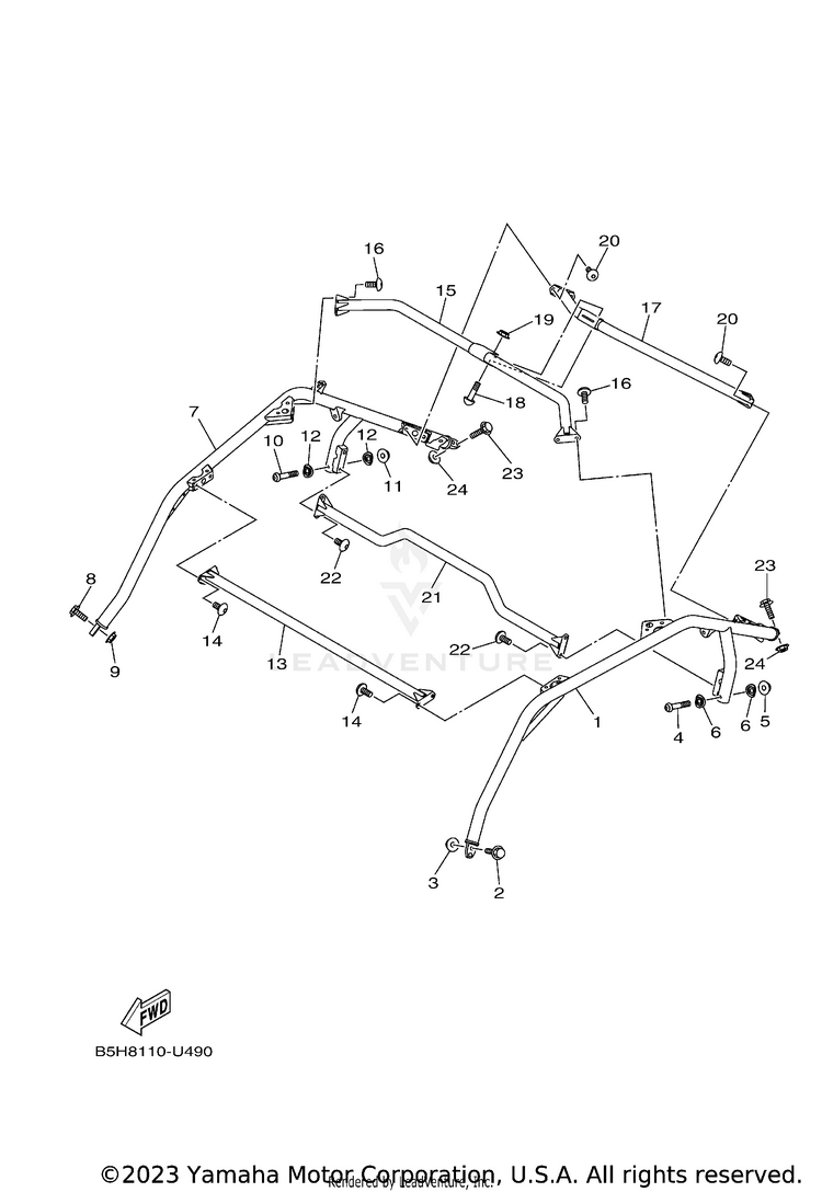Guard 2 YXZ1000R EPS - YXZ10YMXLR - 2020 Schematic
