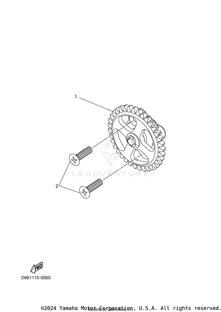 Oil Pump GRIZZLY 110 - YFM01GYXTG - 2026 Schematic