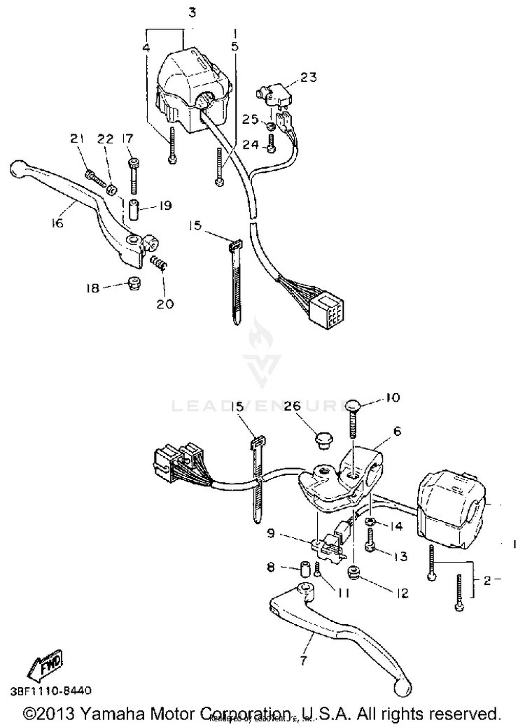 Handle Switch Lever Schematic