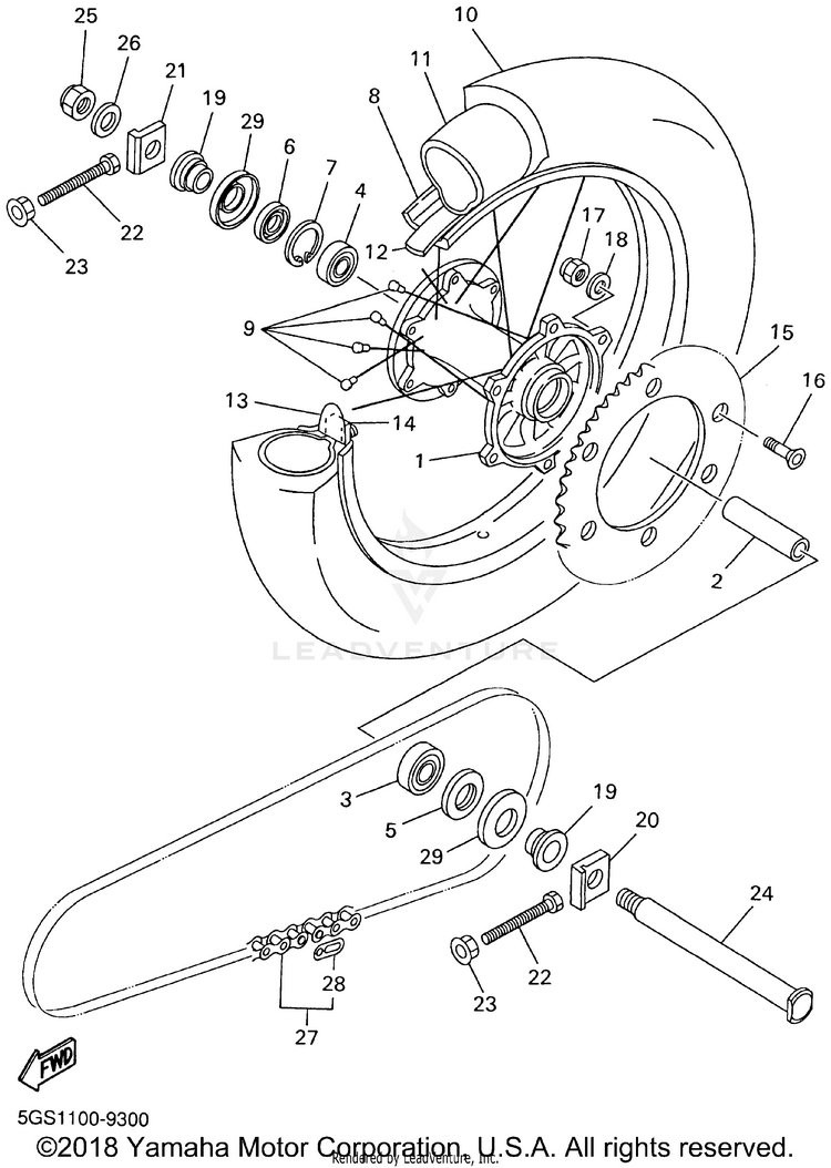Rear Wheel Schematic
