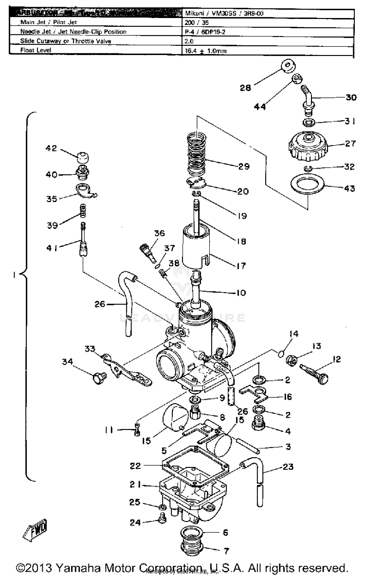 Carburetor Schematic