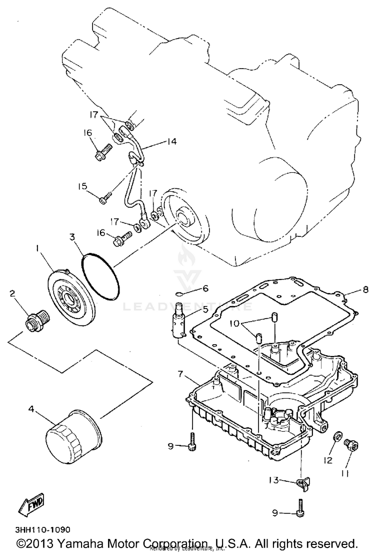 Oil Cooler Schematic