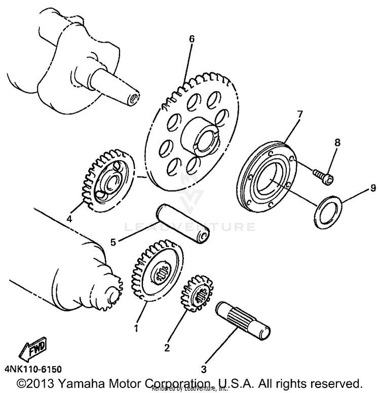 Starter Clutch Schematic