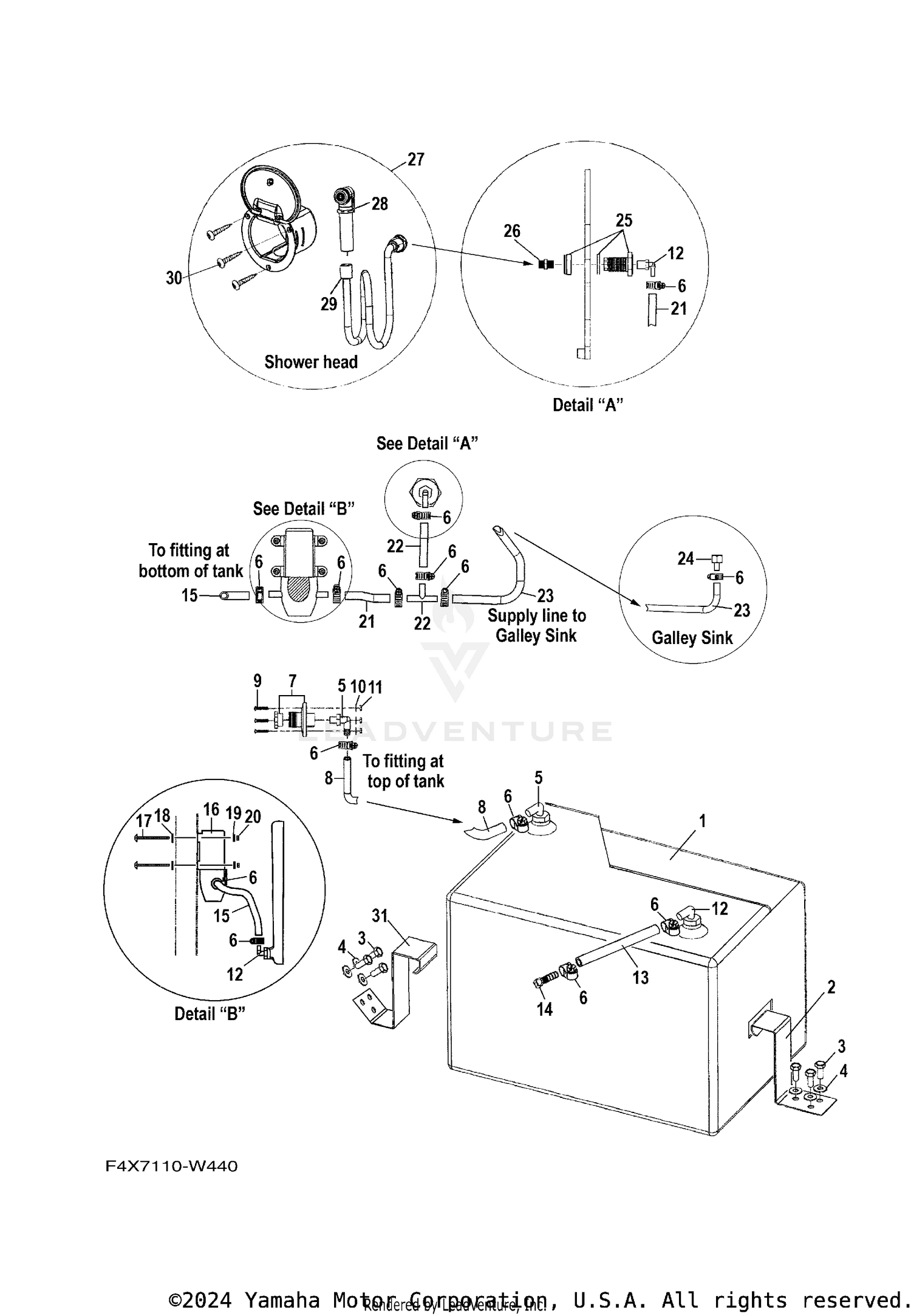 SHOWER PIPING