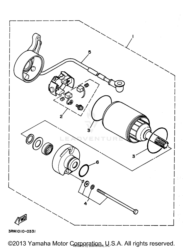 Starting Motor Schematic