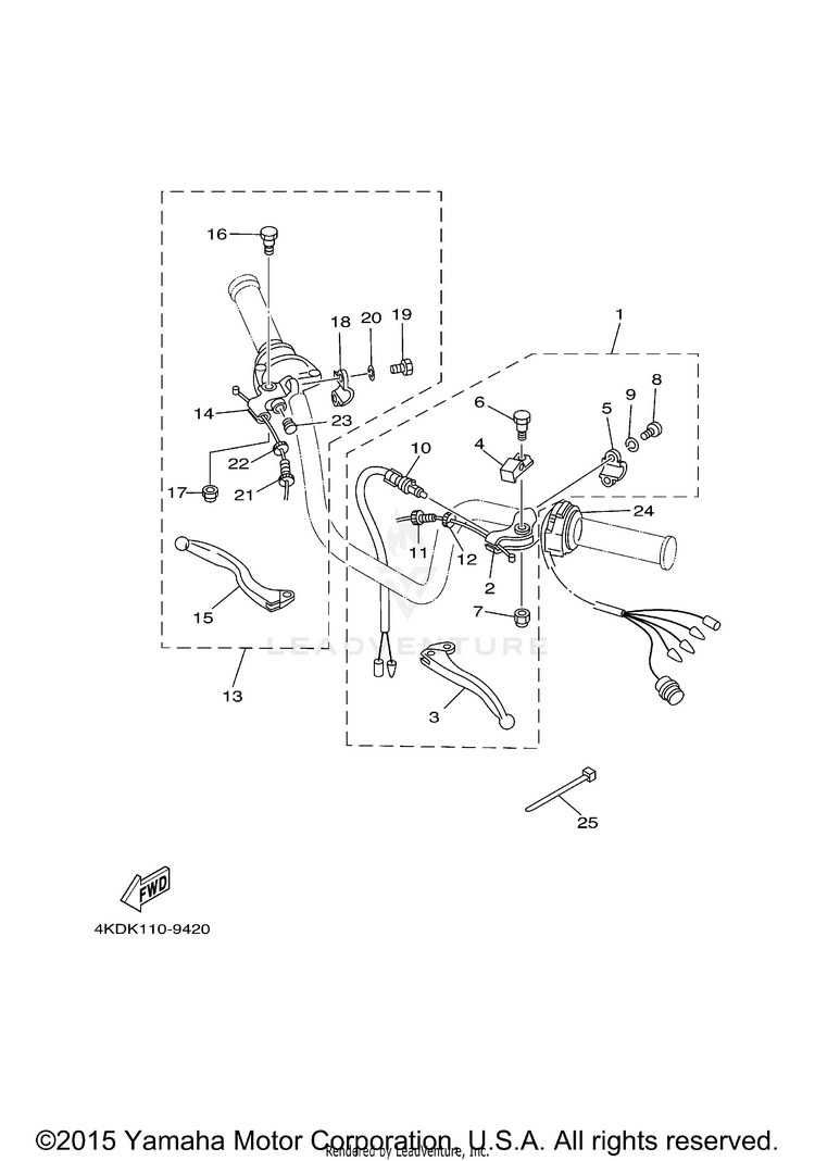 Handle Switch Lever Schematic