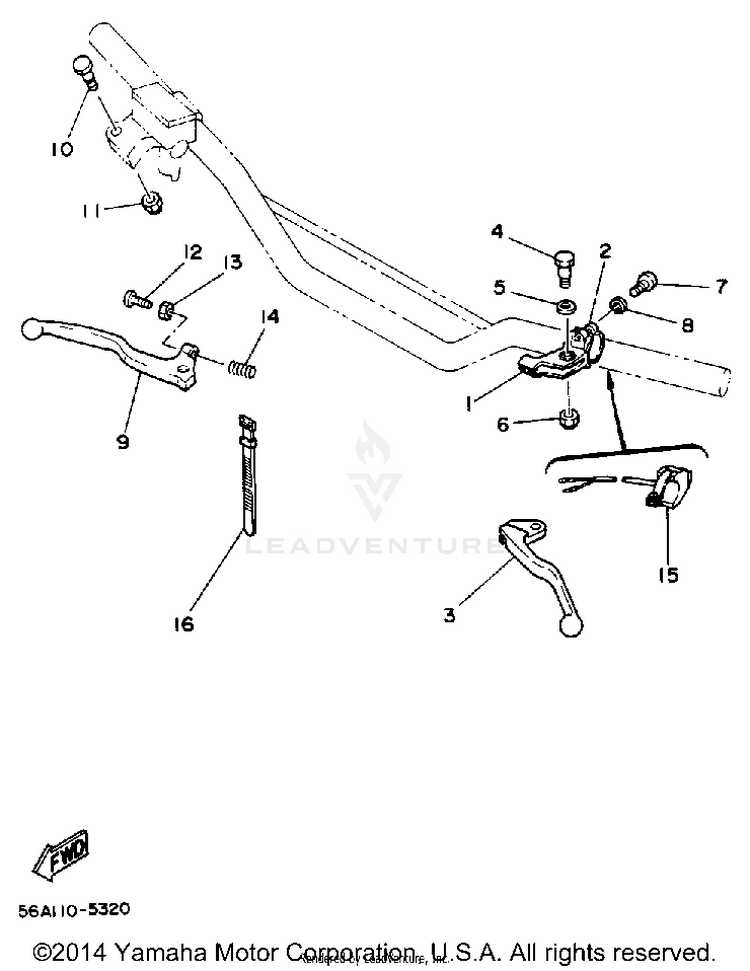 Handle Switch Lever Schematic