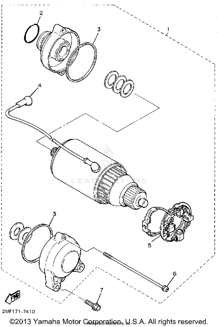Starting Motor Schematic