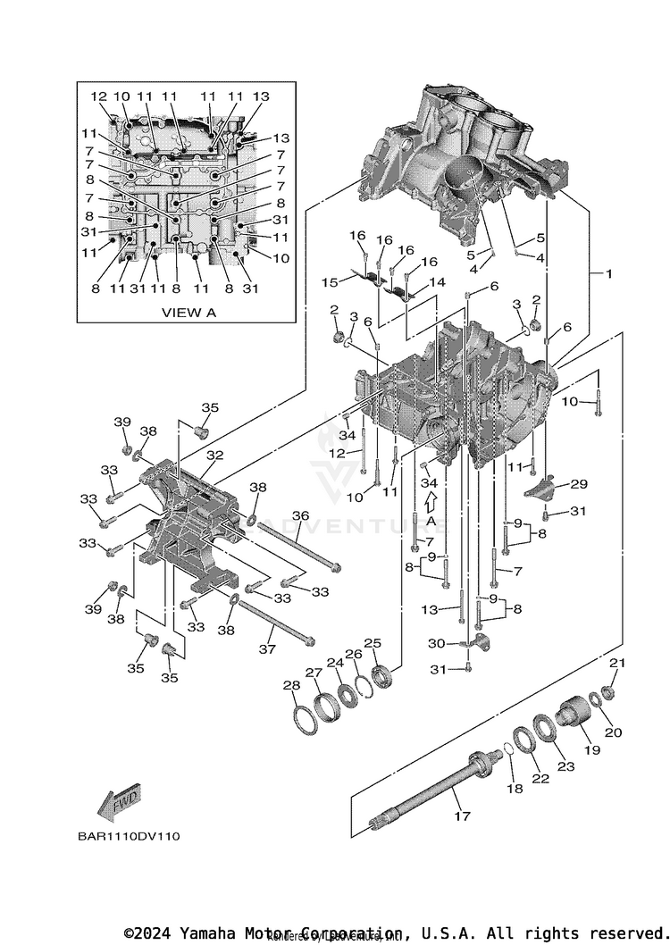 Crankcase Schematic