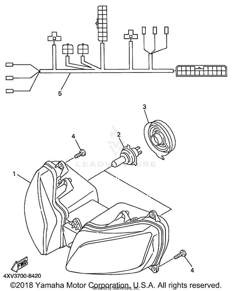 Headlight Schematic