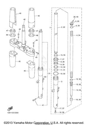 Front Fork Schematic