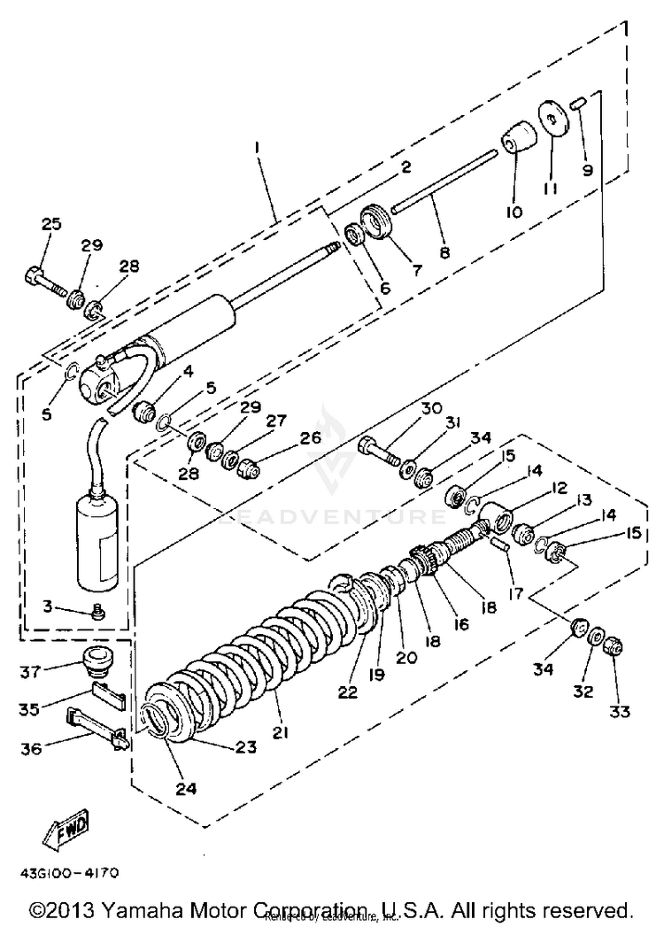 Rear Shocks Schematic