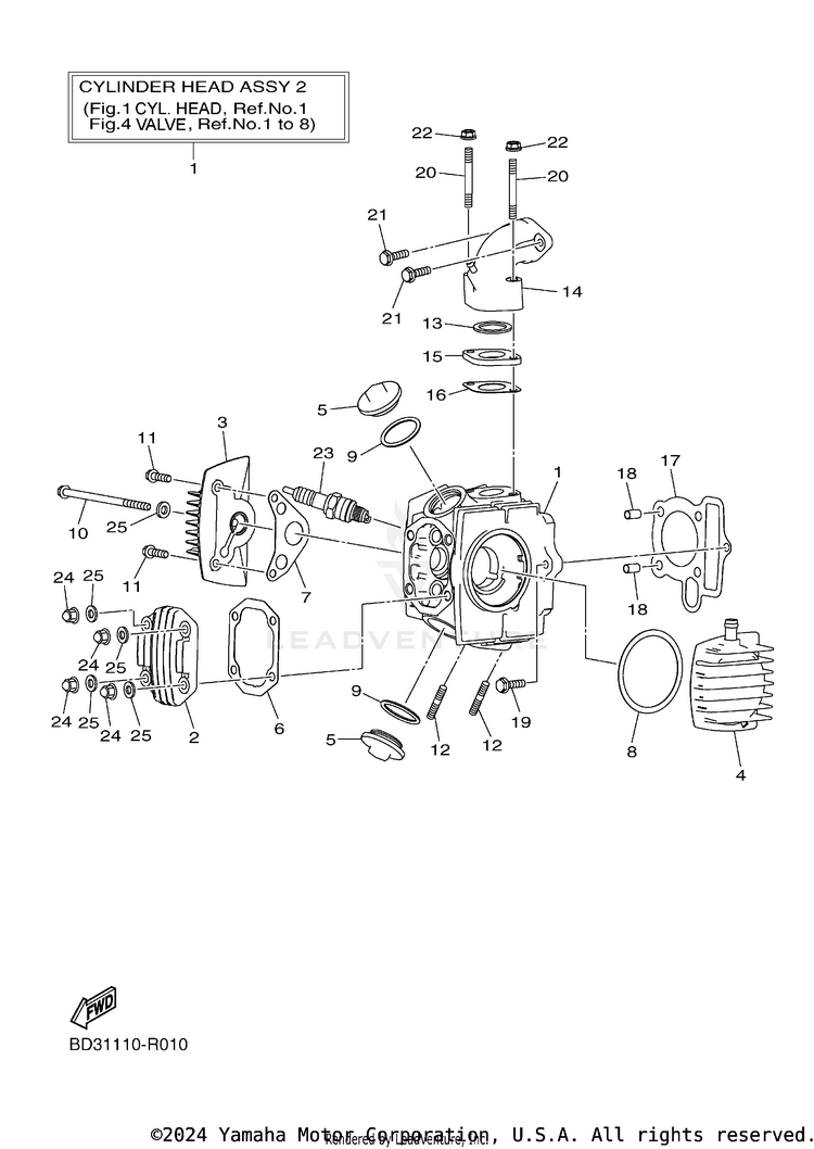 Cylinder Head Schematic