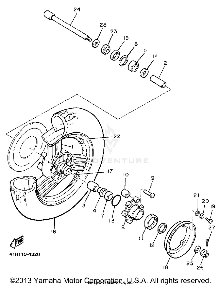Rear Wheel Schematic
