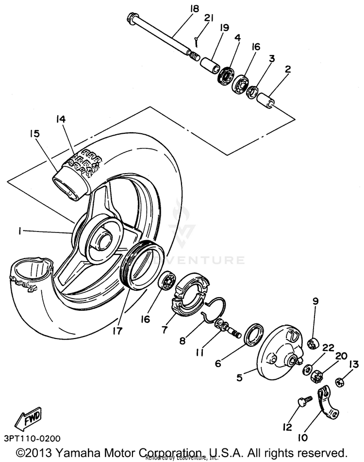 Front Wheel Schematic