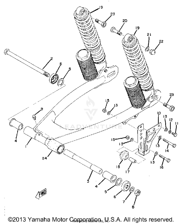 Rear Arm - Rear Cushion Schematic