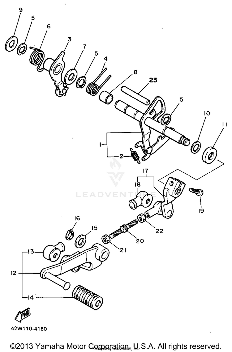 Shift Shaft Schematic