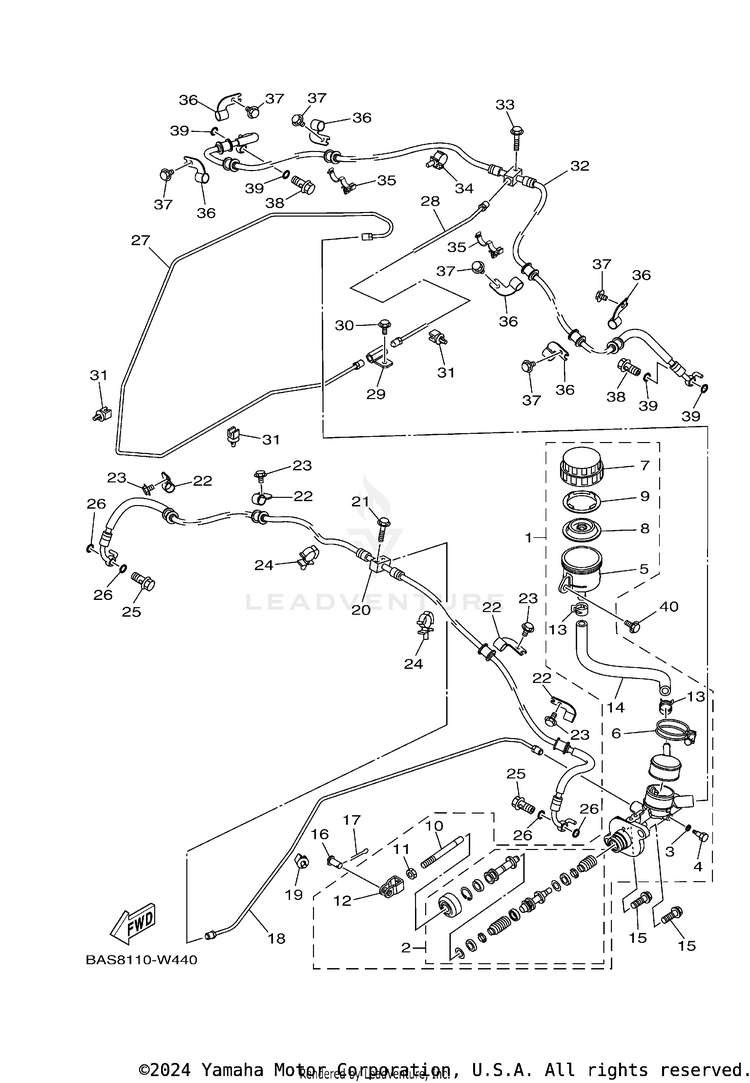 Master Cylinder Schematic