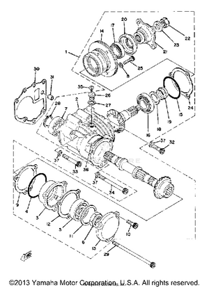 Middle Drive Gear Schematic