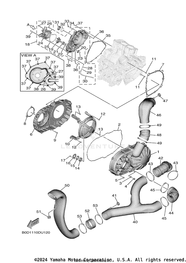 Crankcase Cover 1 Schematic