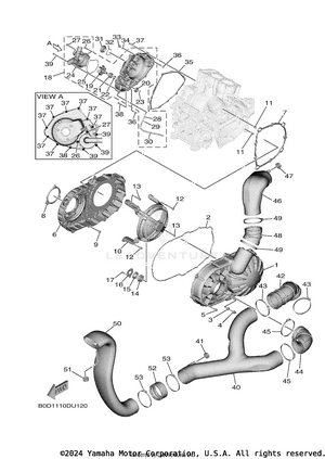 Crankcase Cover 1 Schematic