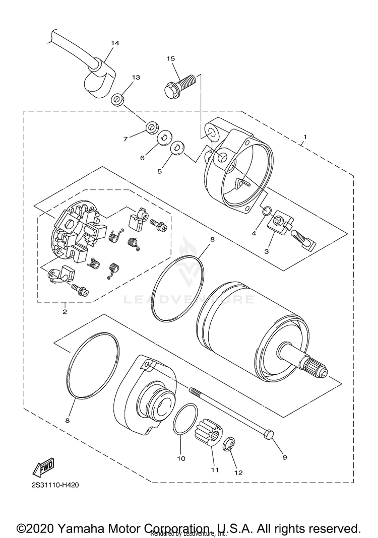 Starting Motor Schematic