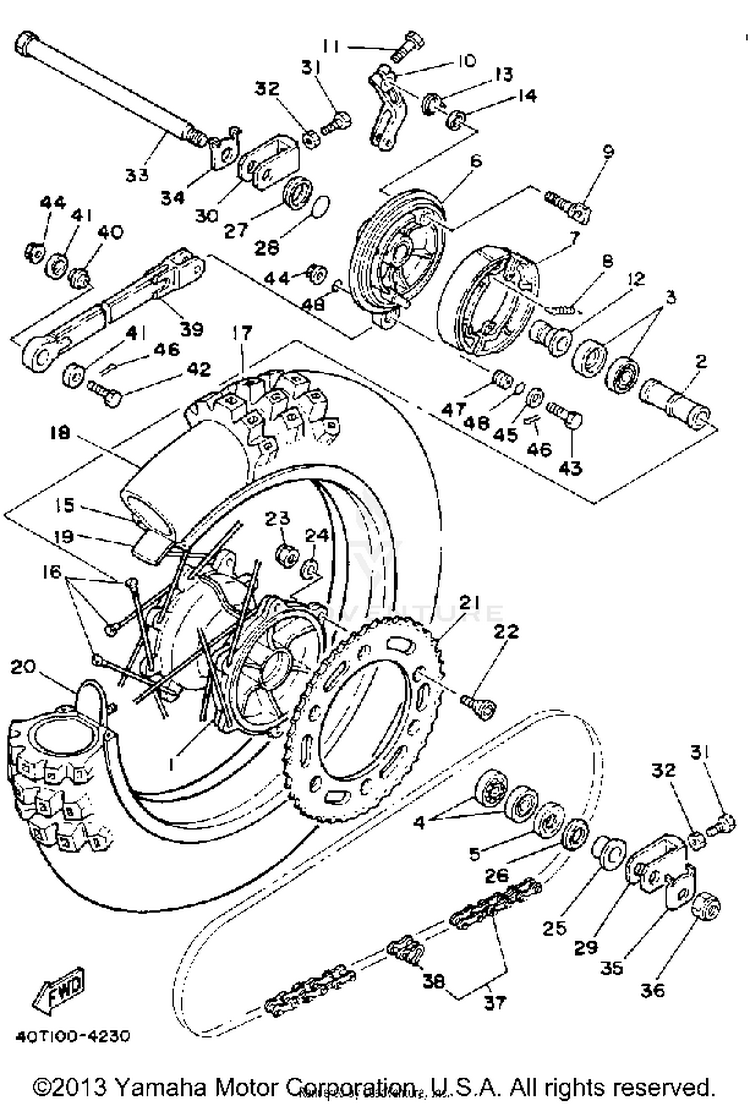 Rear Wheel Schematic