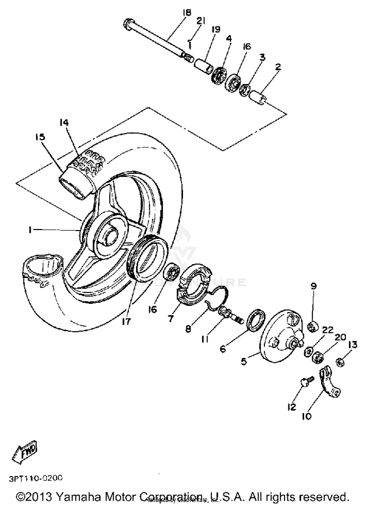 Front Wheel Schematic
