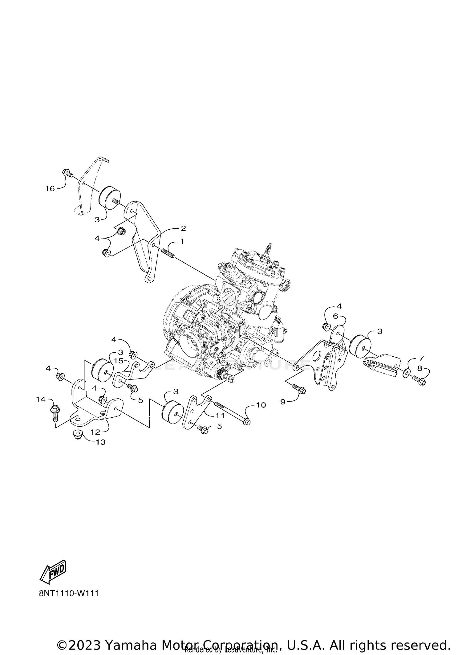 ENGINE BRACKET